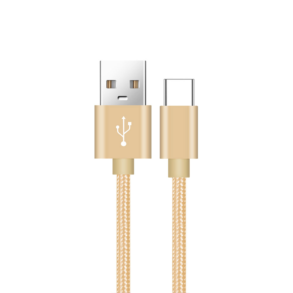 Micro V8/V9 Durable 6FT USB Cable Compatible with Power Station (Gold)